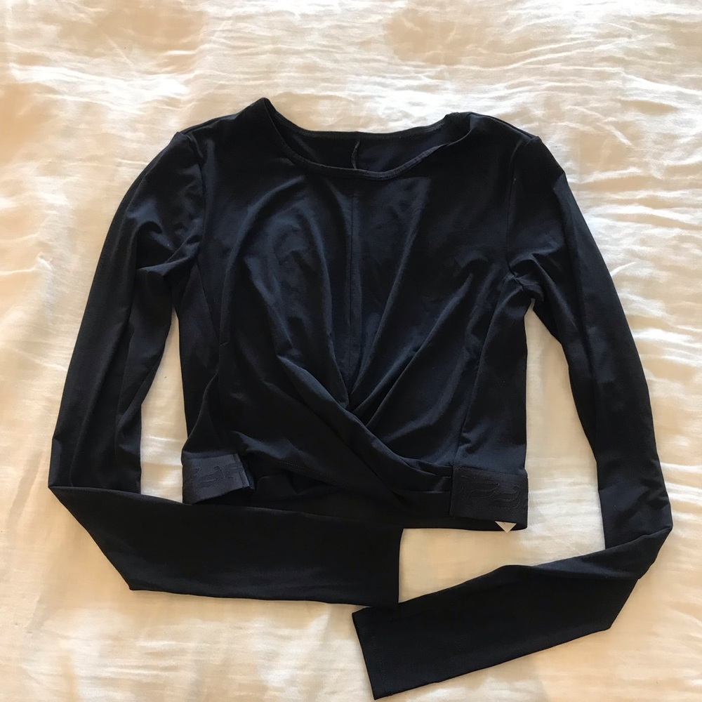 Long sleeve cropped workout shirt Fabletics